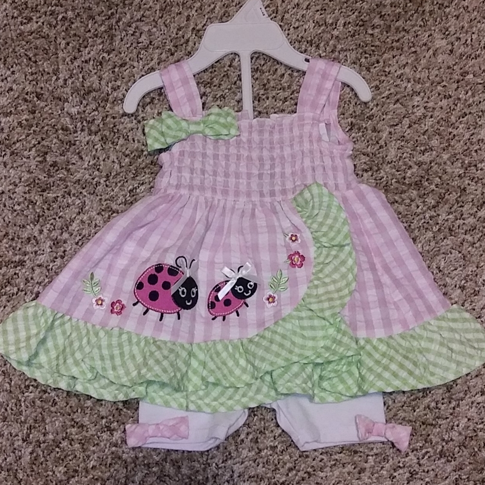 Summer lady bug matching set